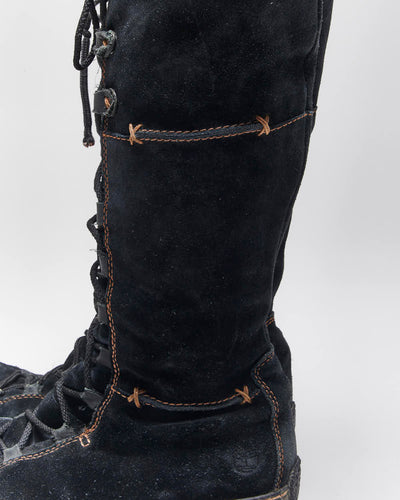 Vintage Y2k 00s Timberland Suede Lace-Up Boots - UK8