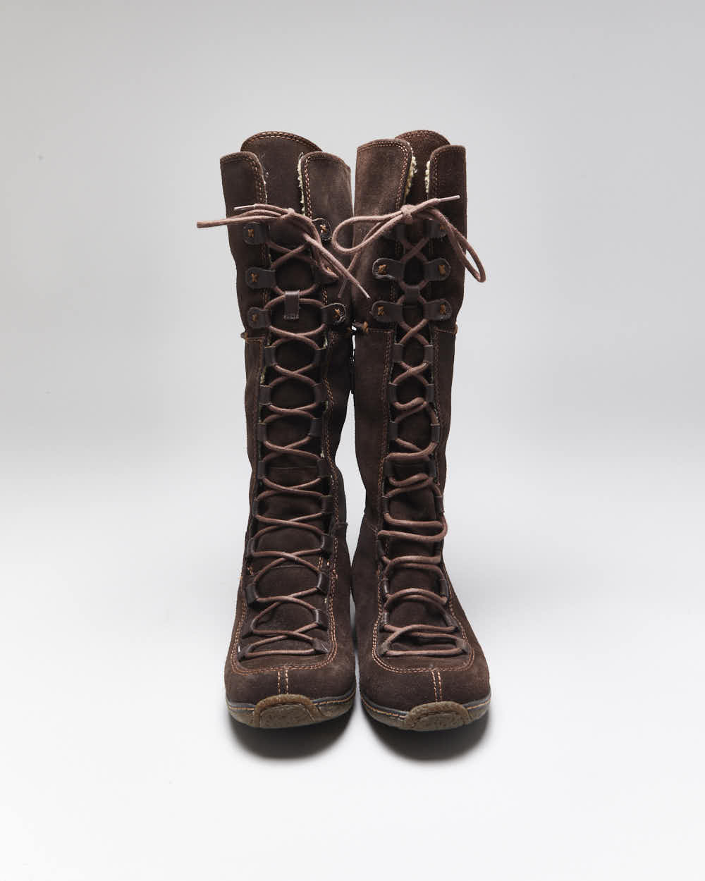 Vintage Y2k 00s Timberland Suede Lace-Up Boots - UK6