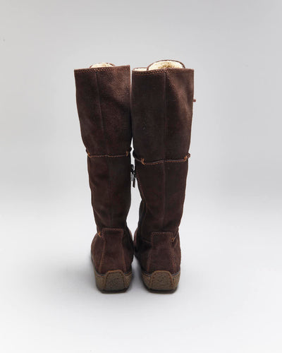 Vintage Y2k 00s Timberland Suede Lace-Up Boots - UK6