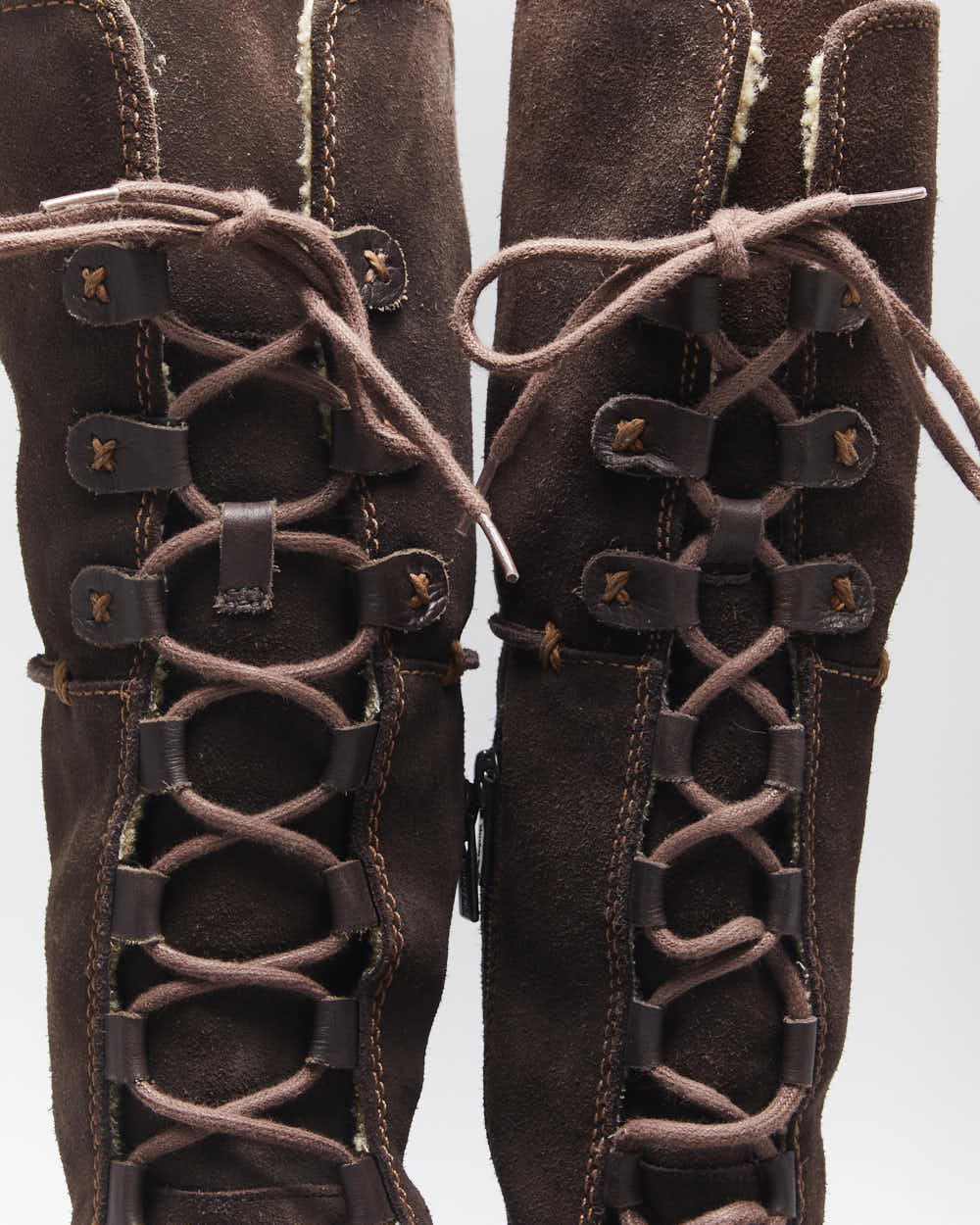 Vintage Y2k 00s Timberland Suede Lace-Up Boots - UK6