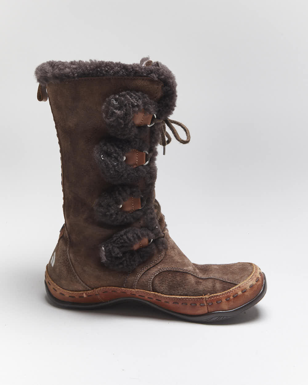 Vintage Y2k 00s The North Face Suede Lace-Up Boots - UK6