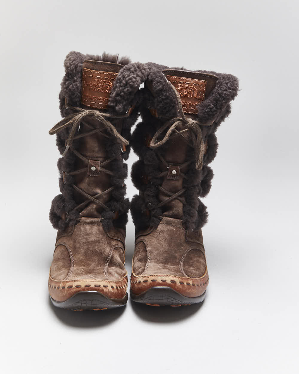 Vintage Y2k 00s The North Face Suede Lace-Up Boots - UK6