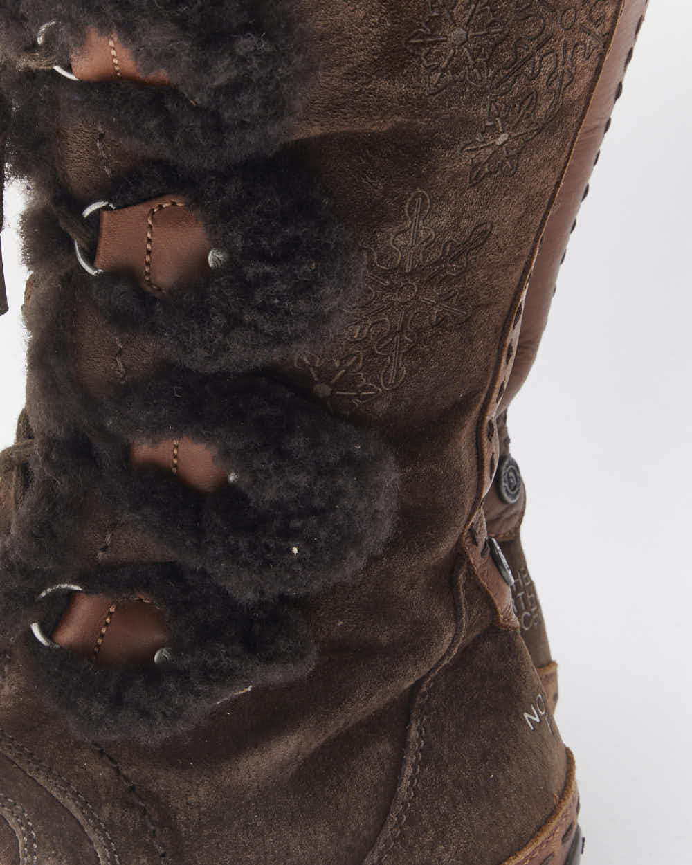Vintage Y2k 00s The North Face Suede Lace-Up Boots - UK6