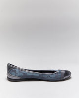 Vintage Y2k 00s Coach Monogram Ballet Flats - UK4.5