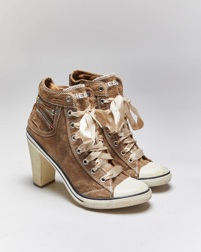 Vintage Y2k 00s Diesel Trainer Heels - UK7