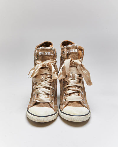 Vintage Y2k 00s Diesel Trainer Heels - UK7