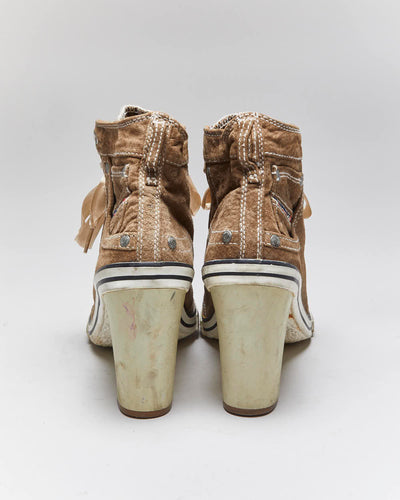 Vintage Y2k 00s Diesel Trainer Heels - UK7