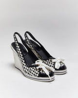 Vintage Y2k 00s Coach Monogram Heels - UK5