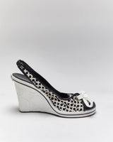 Vintage Y2k 00s Coach Monogram Heels - UK5
