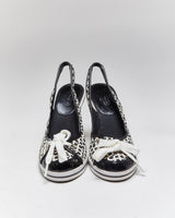 Vintage Y2k 00s Coach Monogram Heels - UK5