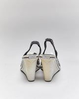 Vintage Y2k 00s Coach Monogram Heels - UK5