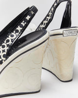 Vintage Y2k 00s Coach Monogram Heels - UK5