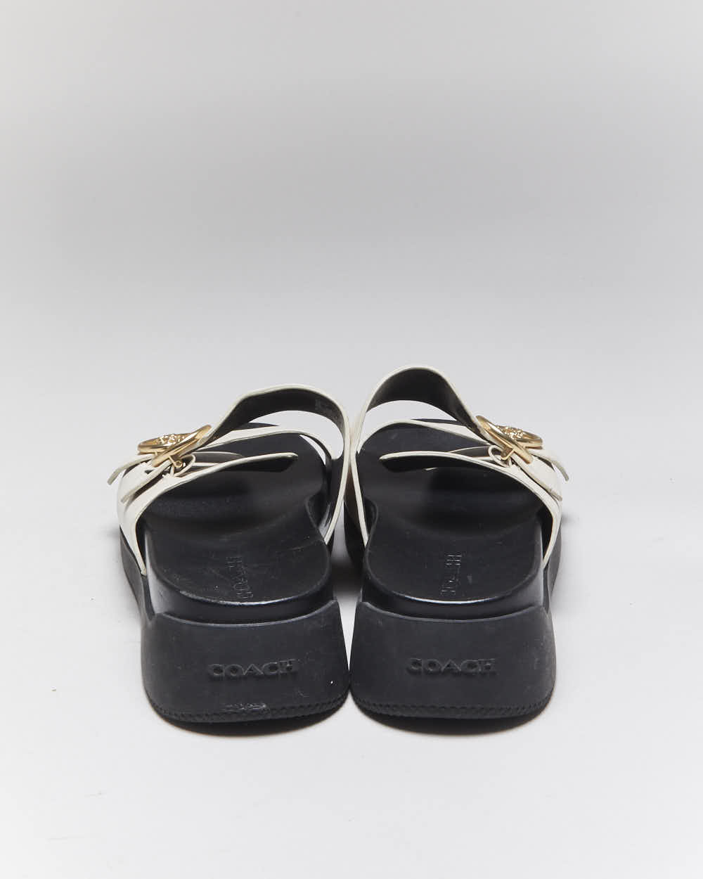 Vintage Coach Slider Sandals  - UK6.5