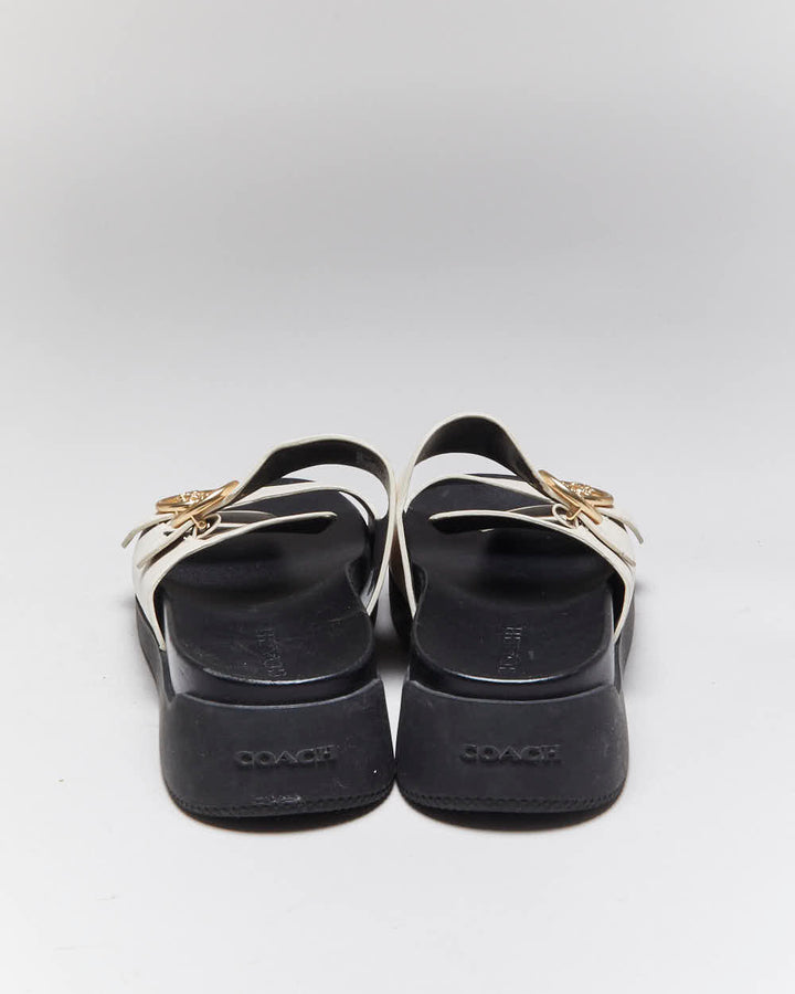 Vintage Coach Slider Sandals  - UK6.5