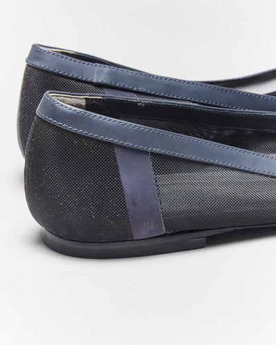 Vintage Fendi Mesh Pointy Ballet Flats - UK5
