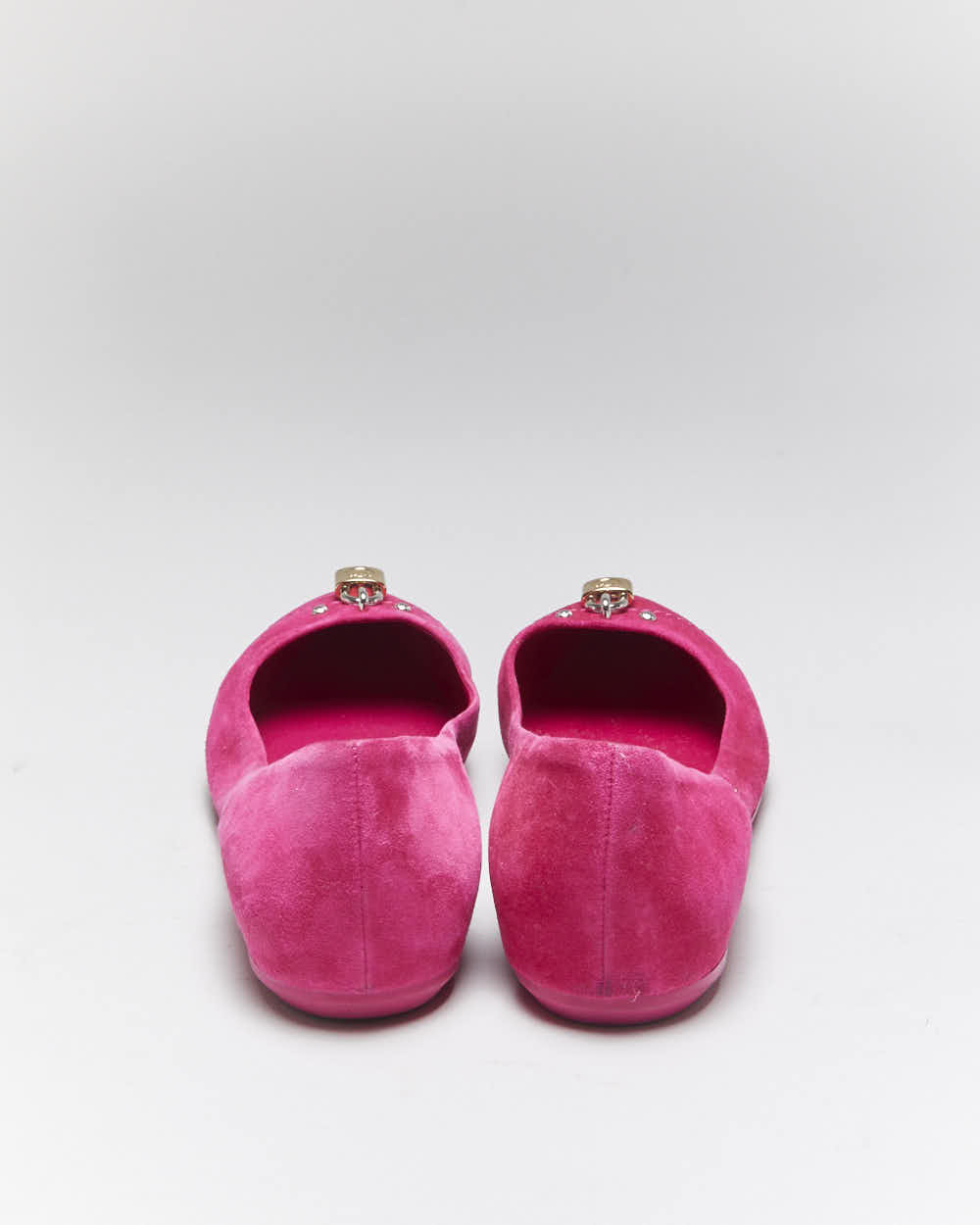 Vintage Louis Vuitton Suede Pointy Ballet Flats - UK5