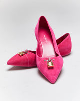 Vintage Louis Vuitton Suede Pointy Ballet Flats - UK5