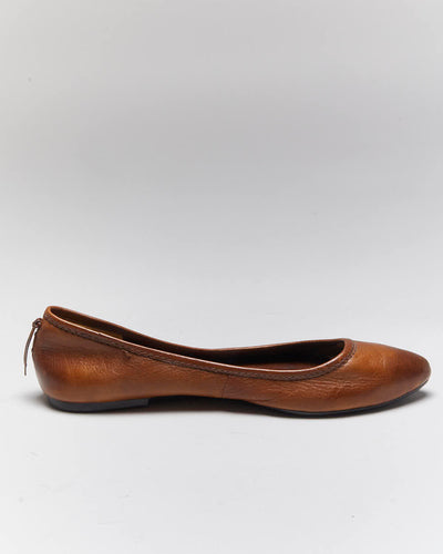 Vintage Frey Leather Ballet Flats - UK6.5