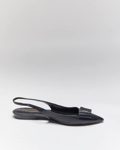 Vintage Yves Saint Laurent Sling Back Flats - UK8