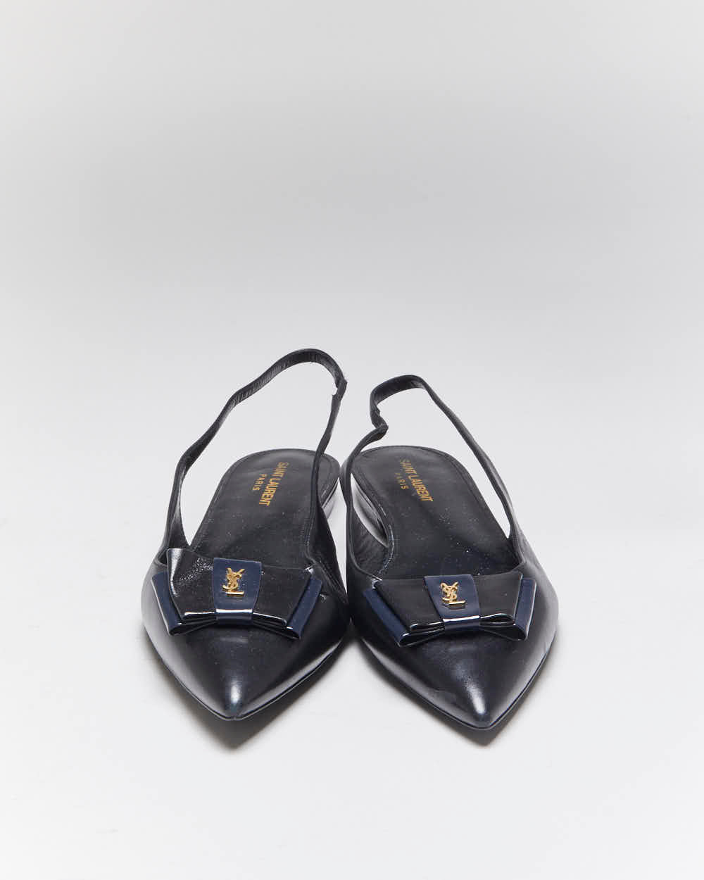 Vintage Yves Saint Laurent Sling Back Flats - UK8