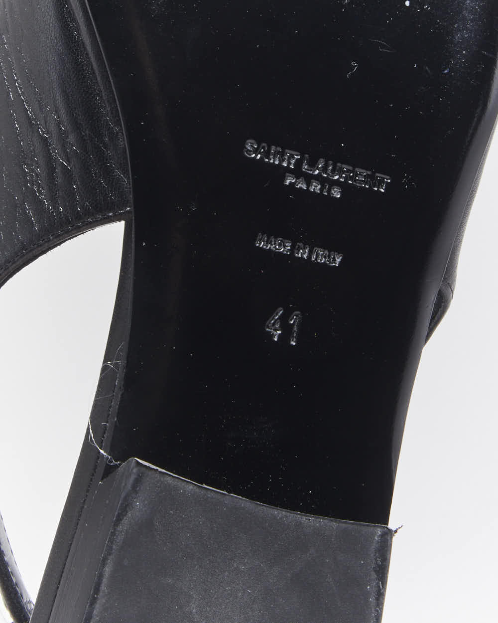 Vintage Yves Saint Laurent Sling Back Flats - UK8
