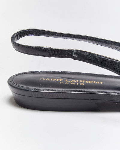 Vintage Yves Saint Laurent Sling Back Flats - UK8