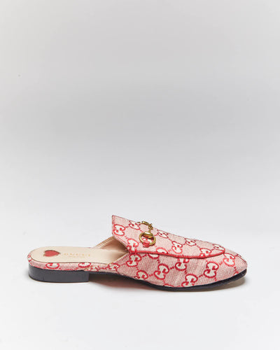 Vintage Gucci Princetown Monogram Flats - UK5