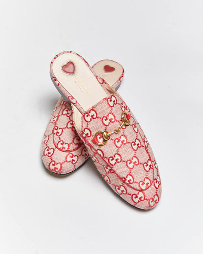 Vintage Gucci Princetown Monogram Flats - UK5