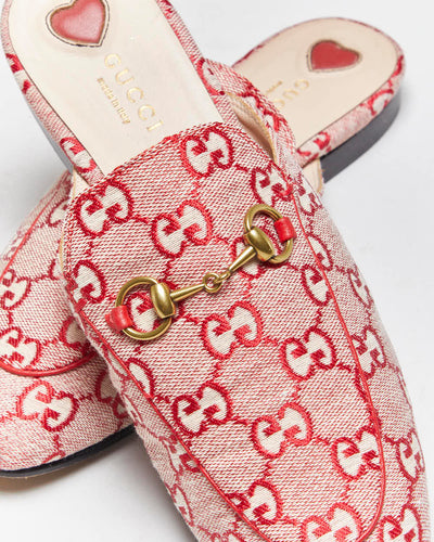Vintage Gucci Princetown Monogram Flats - UK5
