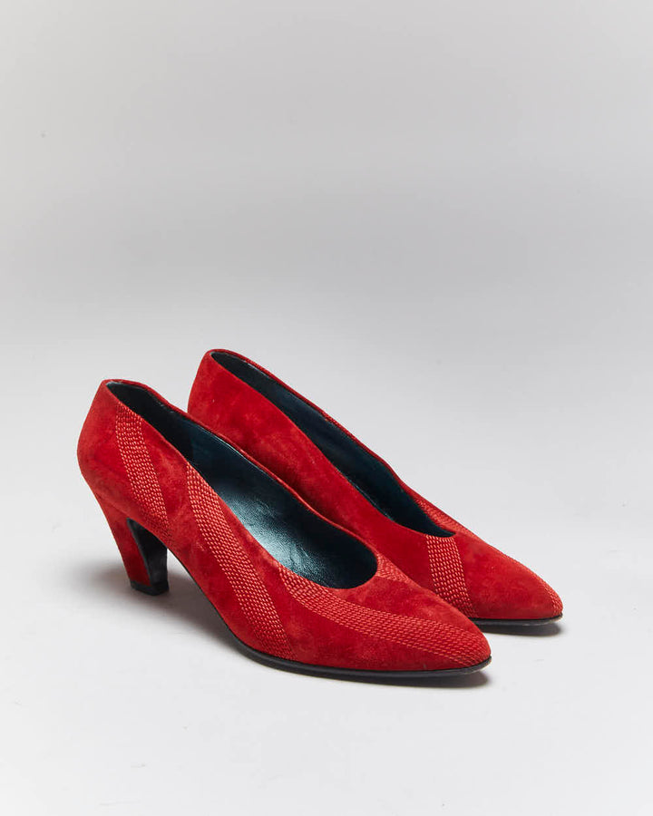 Vintage Bally Suede Heels - UK5.5