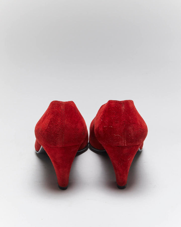 Vintage Bally Suede Heels - UK5.5
