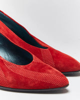 Vintage Bally Suede Heels - UK5.5