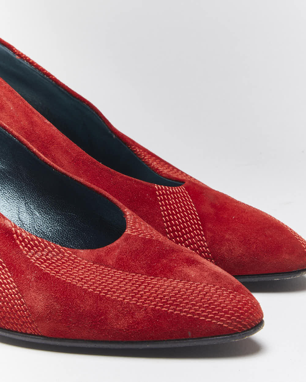 Vintage Bally Suede Heels - UK5.5