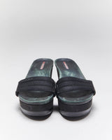 Vintage Y2k 00s Prada Wedge Platform Sandals - UK4.5
