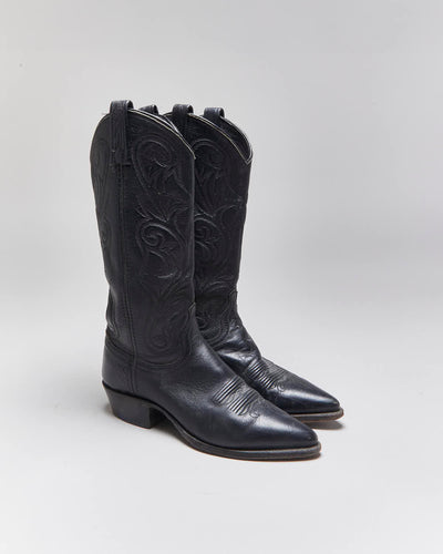 Vintage Dan Post Cowboy Boots - UK4
