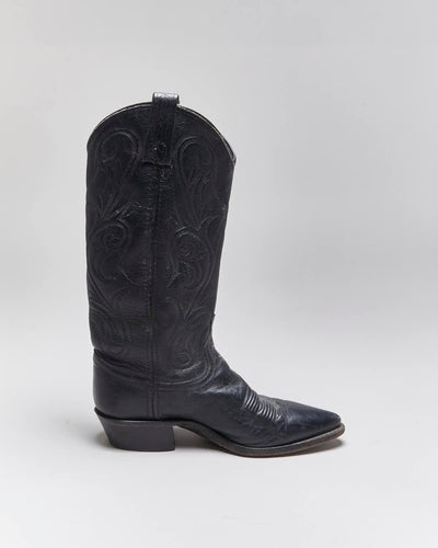 Vintage Dan Post Cowboy Boots - UK4