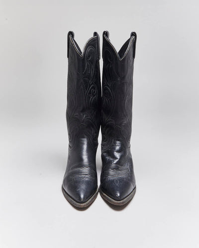 Vintage Dan Post Cowboy Boots - UK4