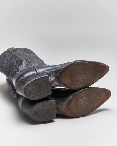 Vintage Dan Post Cowboy Boots - UK4