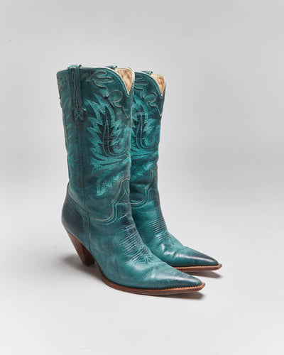 Vintage Charlie Horse Cowboy Boots - UK5