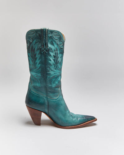 Vintage Charlie Horse Cowboy Boots - UK5