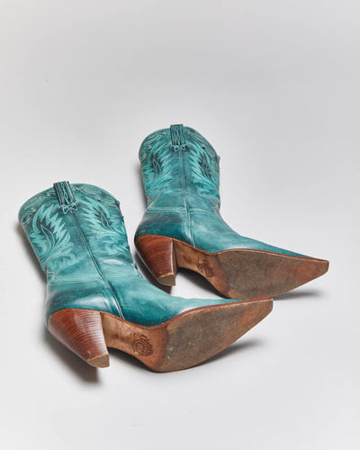 Vintage Charlie Horse Cowboy Boots - UK5