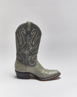 Vintage Montana Snakeskin Cowboy Boots - UK5