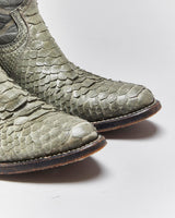 Vintage Montana Snakeskin Cowboy Boots - UK5