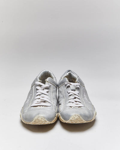 Vintage Y2k 00s Diesel Silver Trainers - UK6