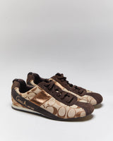 Vintage Y2k 00s Coach Monogram Trainers - UK4