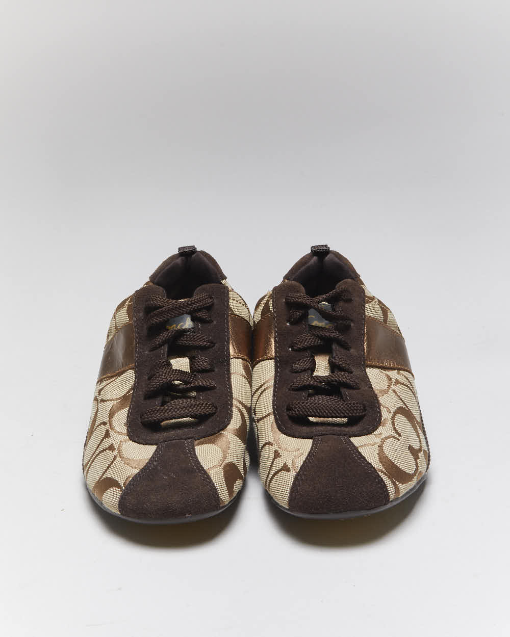 Vintage Y2k 00s Coach Monogram Trainers - UK4