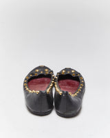 Marc By Marc Jacobs Leather Studded Ballet Flats - UK3