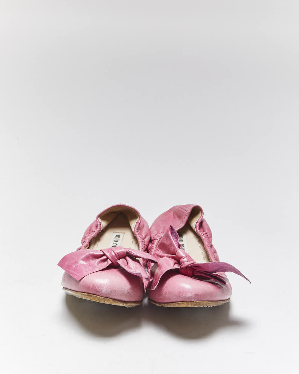Vintage Miu Miu Bow Ballet Flats - UK3.5