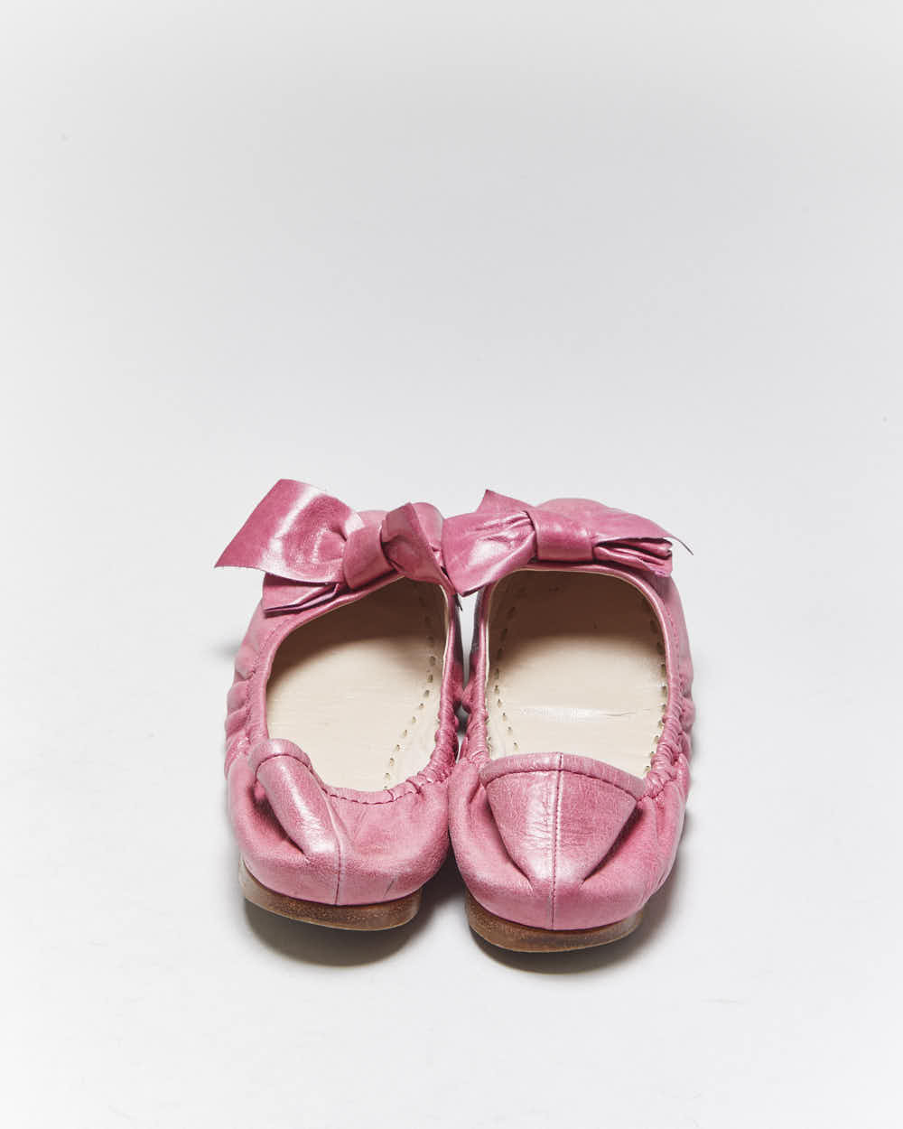 Vintage Miu Miu Bow Ballet Flats - UK3.5