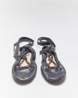 Valentino Garavanii Ankle Chain Ballet Flats - UK3.5